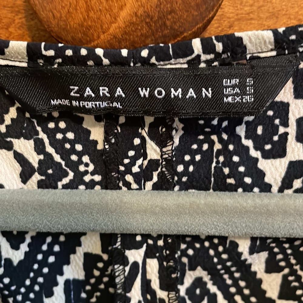 Zara Patterned Dress Size 5 - Picture 3 of 4